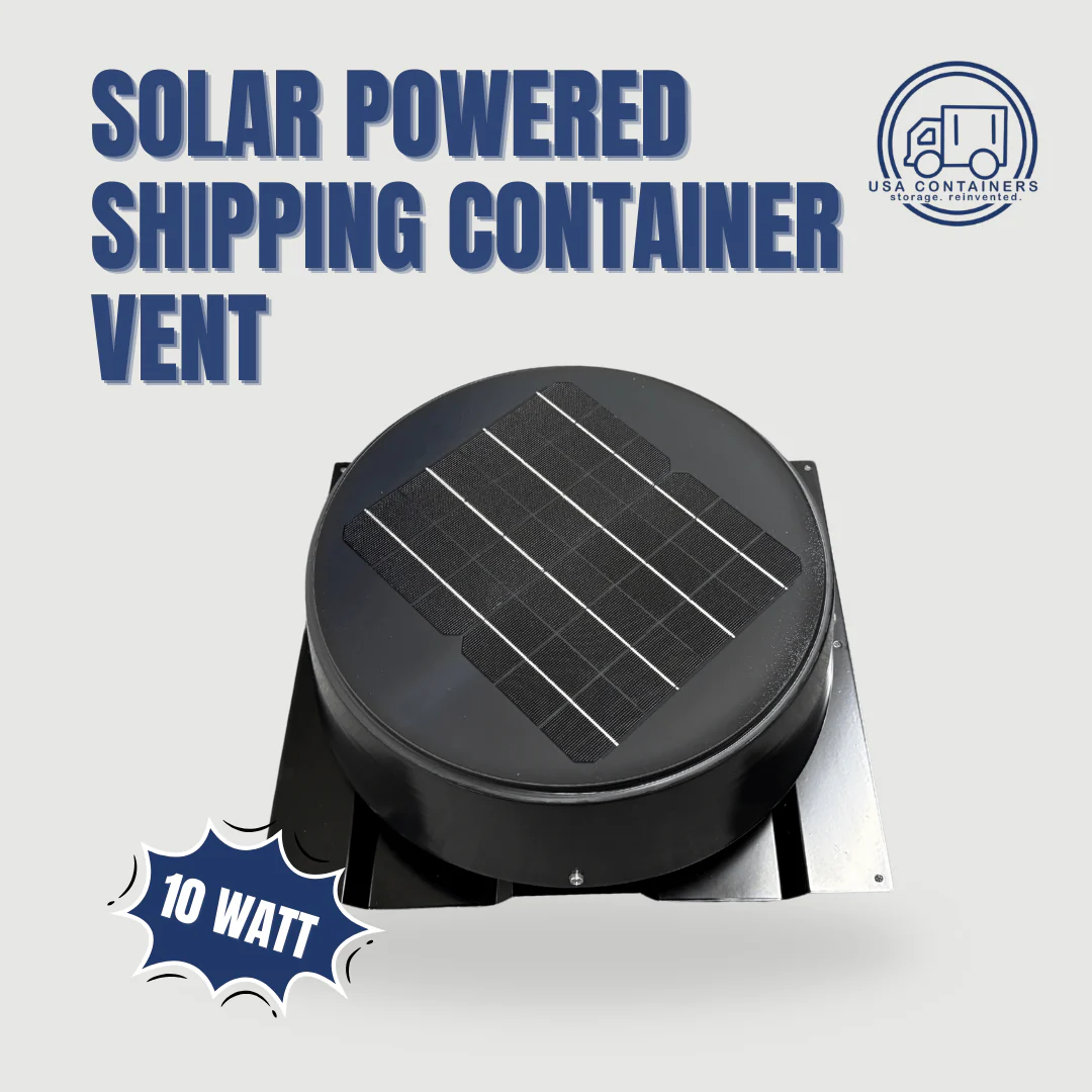 10W Solar Powered Shipping Container Roof Vent