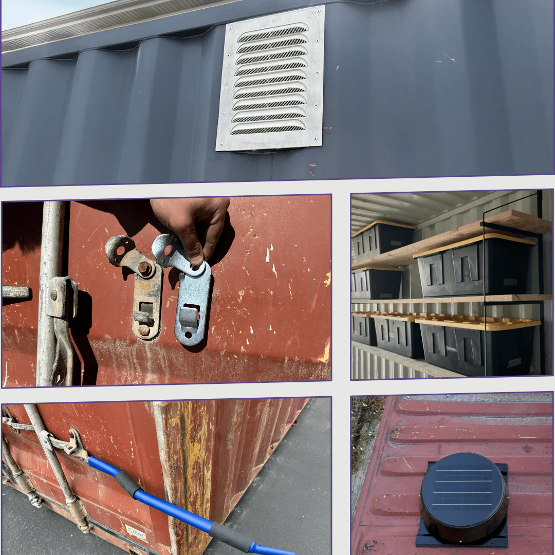 Complete Shipping Container Accessories Kit: Full Upgrade Bundle - Image 2