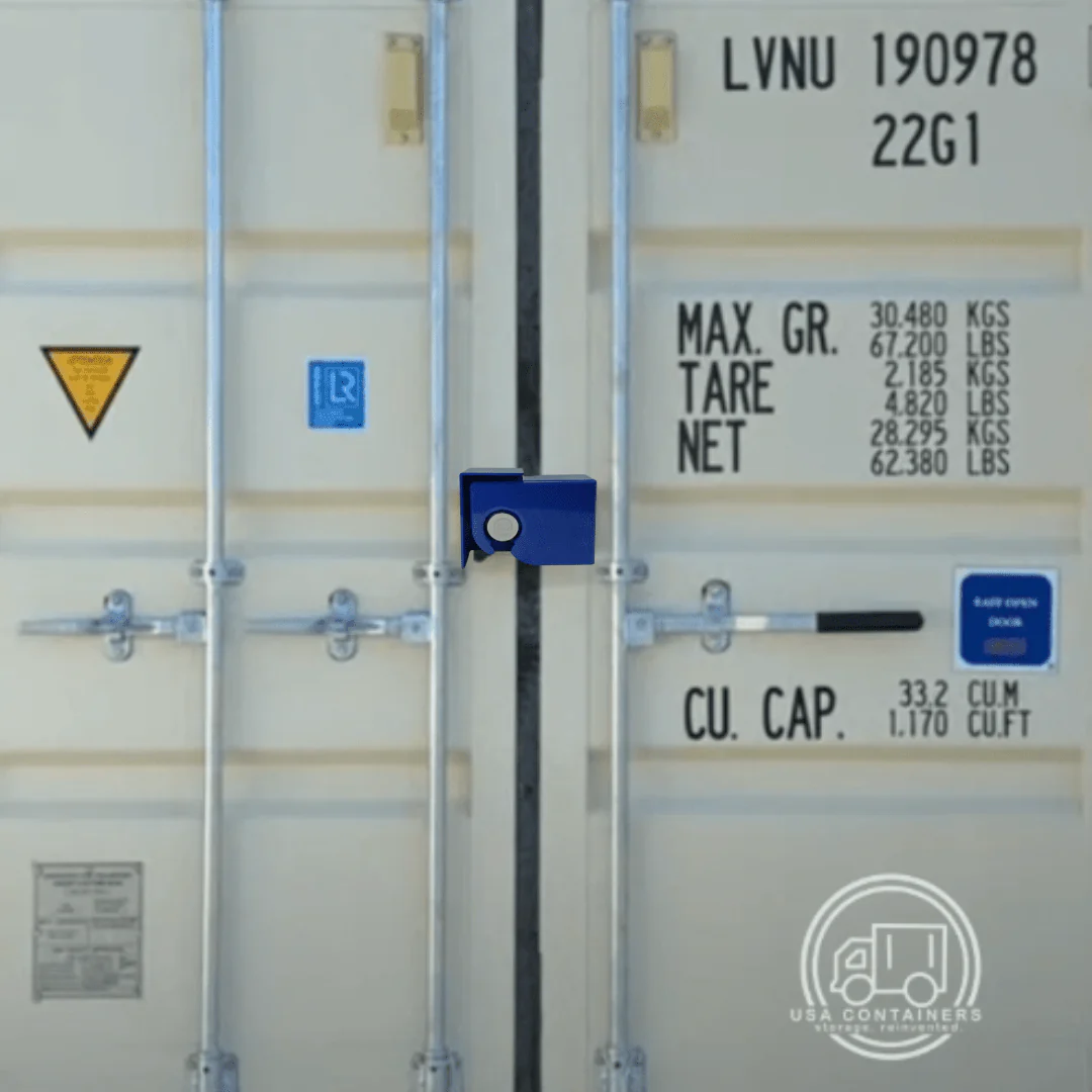 Heavy-Duty Bolt-On Puck Lock Box – Ultimate Security for Containers & Trailers - Image 2