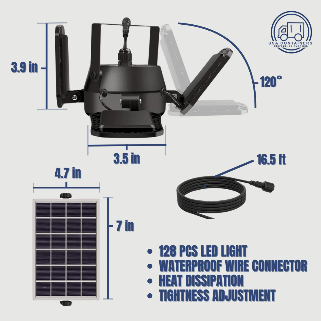 Interior Solar Powered Fan-shaped Light - Image 2