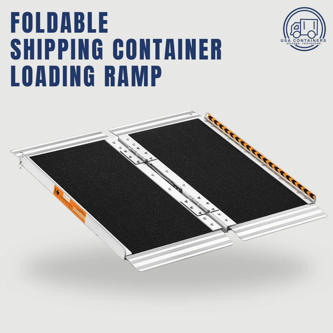 Shipping Container Ramp - Anti-slip Surface (Foldable) Multiple Sizes