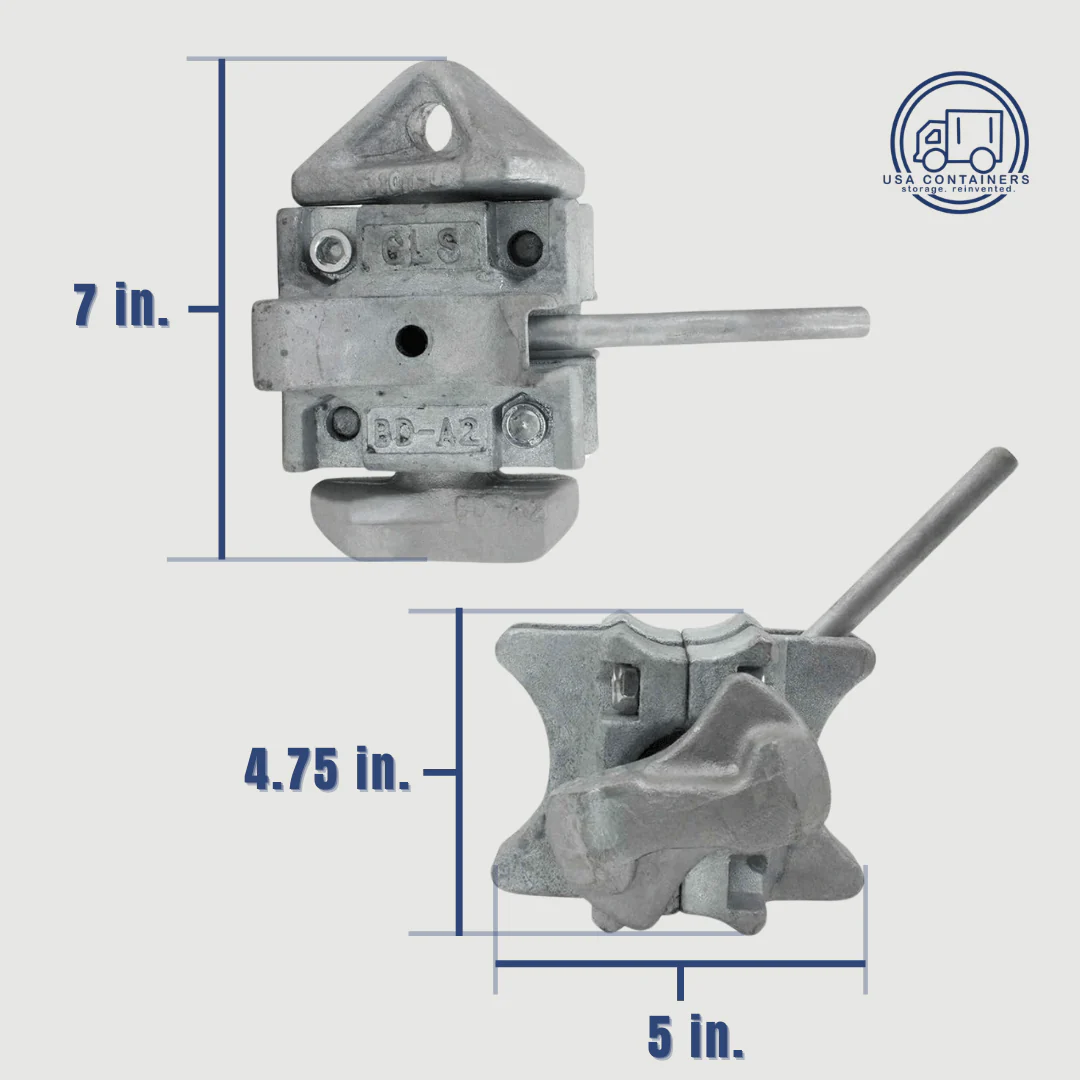 Manual Twist Lock - For Stacking Shipping Containers - 2 pack - Image 2