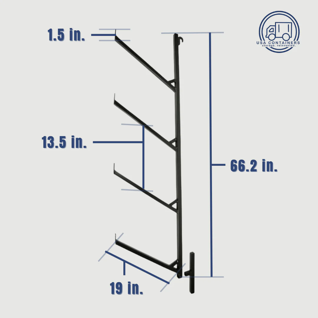 Shipping Container Shelving Brackets / Pipe Racks - Image 4