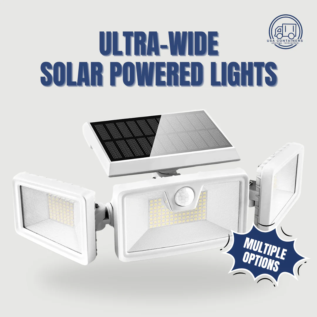 Shipping Container Ultra-wide Adjustable Solar Powered Lights